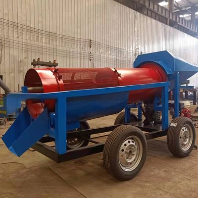 放出サイズ 金鉱石採掘設備 移動金加工 ドラムシブマシン