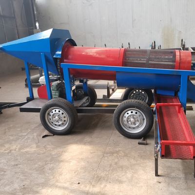 放出サイズ 金鉱石採掘設備 移動金加工 ドラムシブマシン