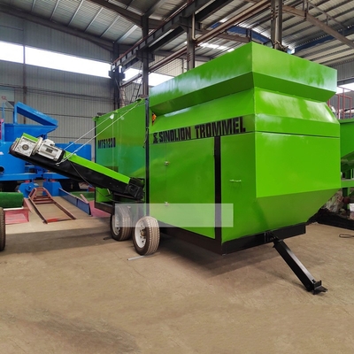 重量廃棄物リサイクルのためのカスタマイズされた電圧移動堆肥トリュメルスクリーナー