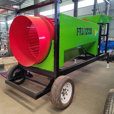 工業用回転振動分離器 炭酸鋼 トラムドラムスクリーン 重荷用