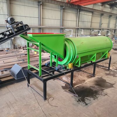 容量 50-500t/h 流量カウンター 薪チップ/堆肥肥 ローટરીドラムスクリーン