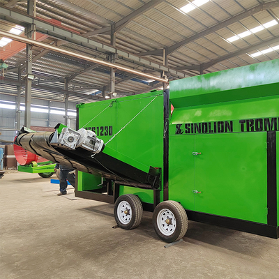 2000KG トップソイル砂砂砂 トラムルスクリーン モバイルホーム コンポスト 総スクリーニング