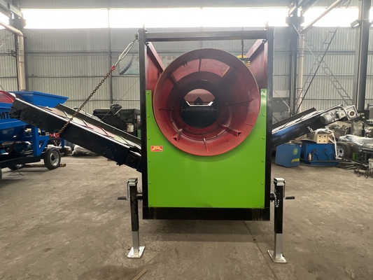 2000KG トップソイル砂砂砂 トラムルスクリーン モバイルホーム コンポスト 総スクリーニング