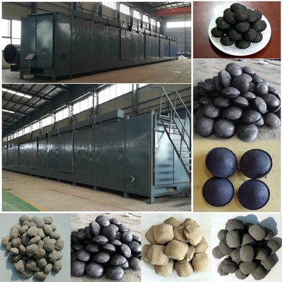 蒸気圧 0.2-0.8Mpa コンベヤー網帯乾燥機 木炭炭鉱物ブリケット