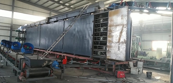 連続生産 網状帯乾燥機 木炭 石炭 コックス ブリケット 完全工場