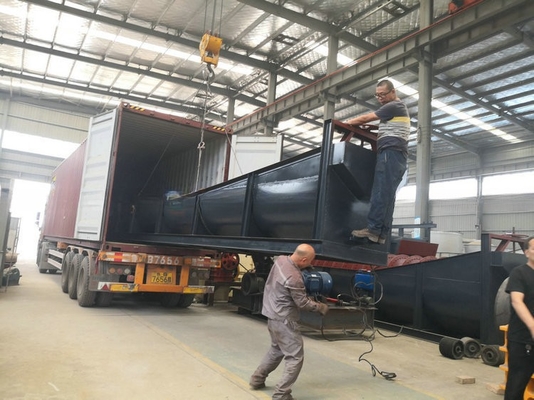 砂とダイヤモンドの維持を容易にする砂金ダイヤモンド洗浄工場