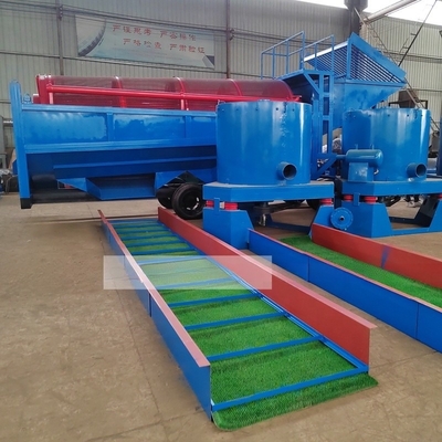 モバイルゴールド洗濯機 ローータリー trommel スクリーン 3-30KW 青色 割引オファー