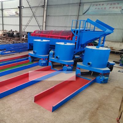 200t/h ポータブルタイプターンキー回転ドラム 土金と岩石分離機 エネルギー採掘