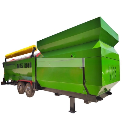 モバイル トロンメル ドラム シーブ スクリーン 分離 マシン コンベヤー 角 25 度 2200 KG
