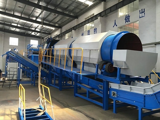 5.5KW パワー 都市固体廃棄物分類工場のための移動金洗浄トランメル