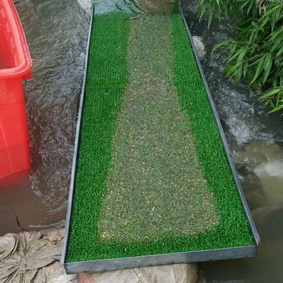 15m*1m*30mm ゴールド・ラッシュ・マイニング用のプラスチックマット スルーズボックス 溶融金 合成芝生