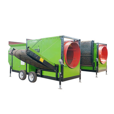 MSWとCD廃棄物を廃棄物由来燃料にリサイクルするための円形トランメルスクリーンシステム