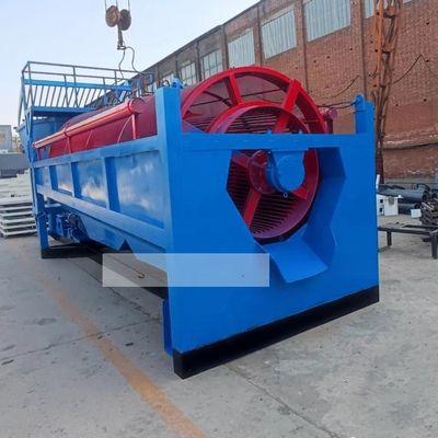 建設業における流出金採掘のための大容量の移動式トランメルスクリーン