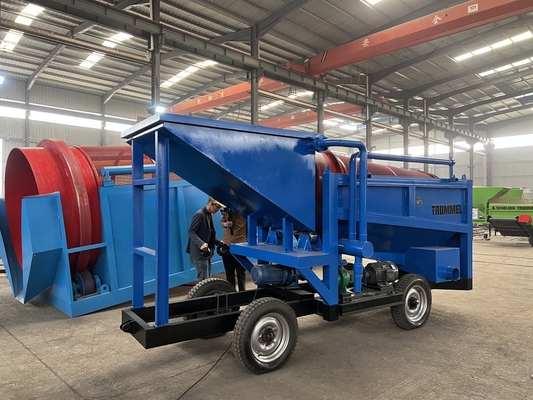10-30t/h 鉱物分離器 溶融金砂 金 洗濯ドラム 鋼材