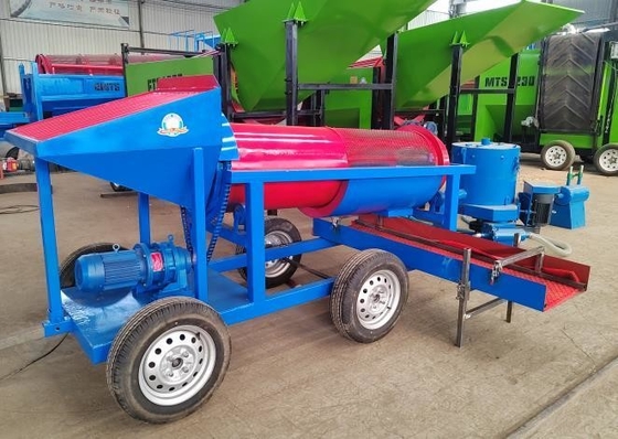5〜10T/H 容量 高級鉱物加工のための移動金またはダイヤモンド・トランメルシート