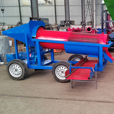 モバイルゴールド鉱山 トラムルスクリーン 5-10 トン 定番オプションの流水装置