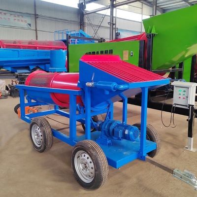 モバイルゴールド鉱山 トラムルスクリーン 5-10 トン 定番オプションの流水装置