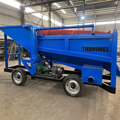 10-30TPH 金加工工場 金鉱用トランメルスクリーンマシンを持つ洗濯工場