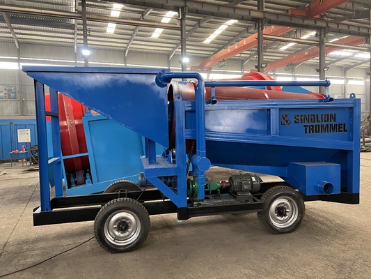 10-30TPH 金加工工場 金鉱用トランメルスクリーンマシンを持つ洗濯工場