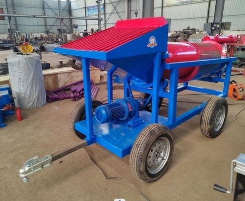 小規模金鉱業用 アルルーヴィアルゴールド洗浄機 時給10トン
