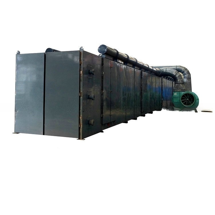 蒸気圧 0.2-0.8Mpa コンベヤー網帯乾燥機 木炭炭鉱物ブリケット