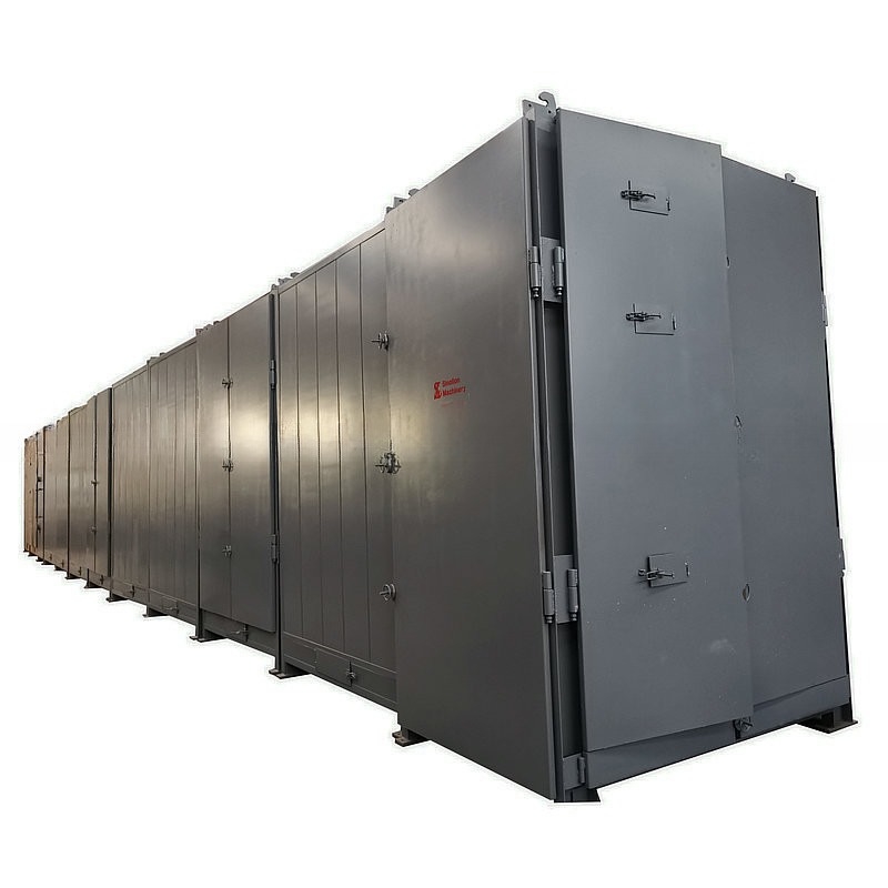 モリンガの葉や胡桃のための連続コンベヤー網帯乾燥機 1620 KG重量