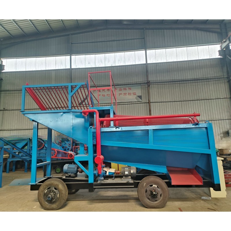 50トンの容量 ダブルスクリーン ゴールドウォッシュ トラムル マシン 多重素材出力