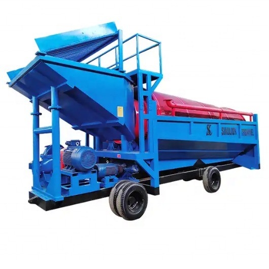 220V/380V/440V 電圧 金鉱機械 鉱物分離 ローータリー trommel screen